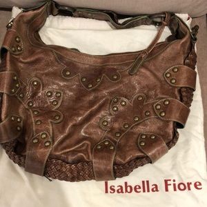 Isabella Fiore Large Leather Shoulder Bag